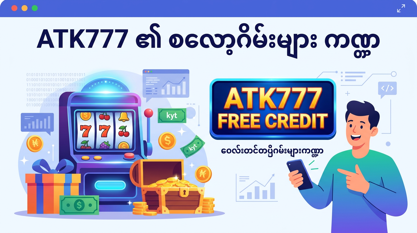 ATK777 free credit ရယူရန် အကောင့်ဖွင့်နည်း