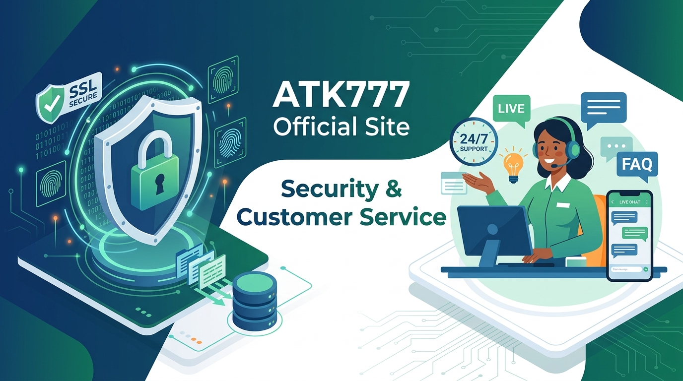 ATK777 official site ၏ လုံခြုံရေးနှင့် သုံးစွဲသူဝန်ဆောင်မှု