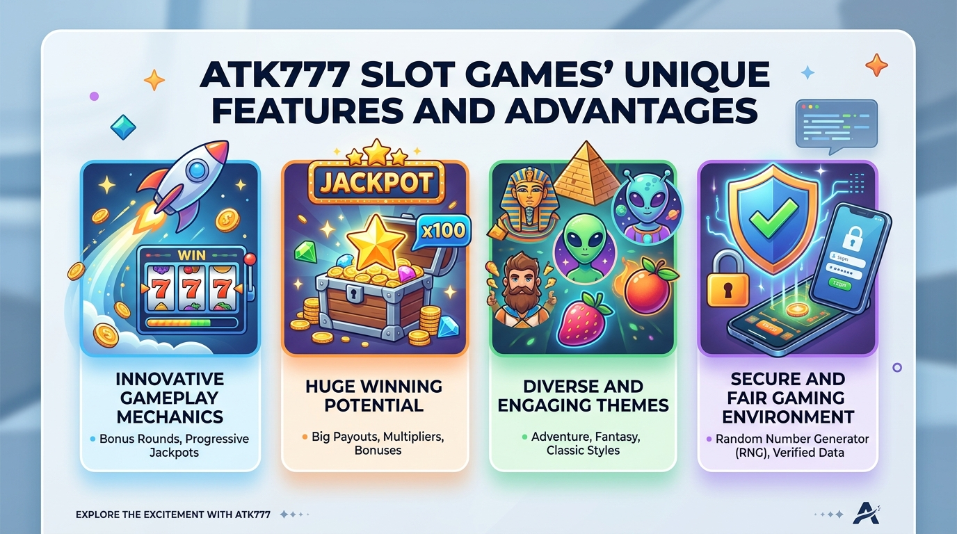 ATK777 Slot Games များ အကြောင်း မိတ်ဆက်
