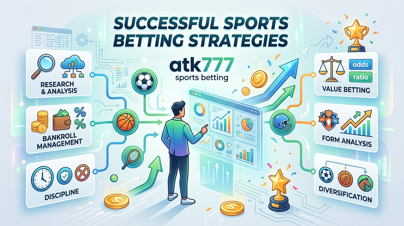 ATK777 အားကစားလောင်းကစားလမ်းညွှန် – အနိုင်ရလွယ်ကူသောနည်းလမ်းများ